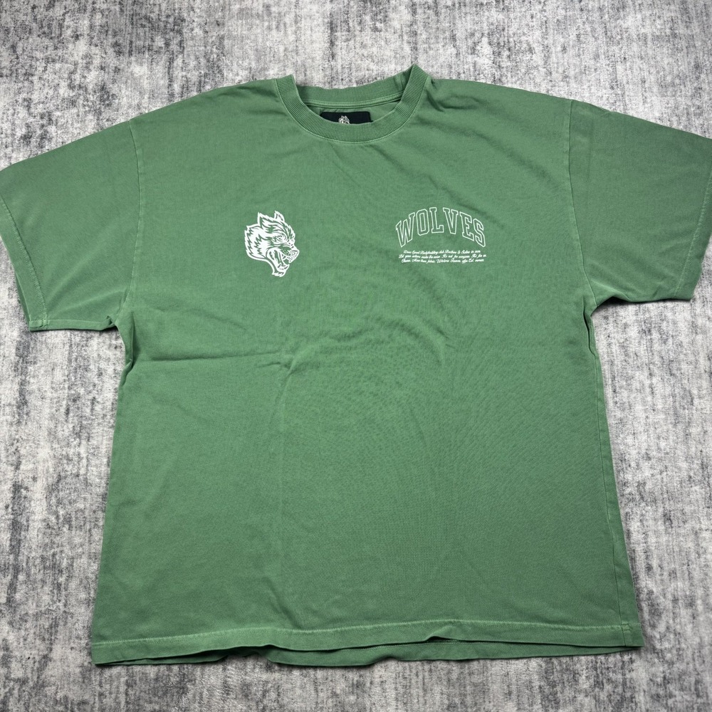 Darc Sport Wolves Club Green Wolf Shirt Bodybuilding Men's XL - Picture 2 of 5
